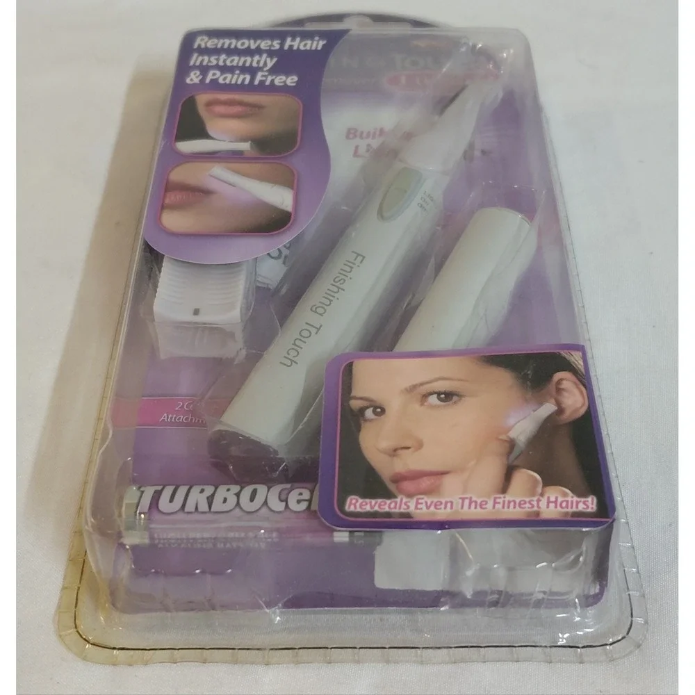 Finishing Touch Lumina Personal Hair Remover Electric Trimmer Built-In Light New